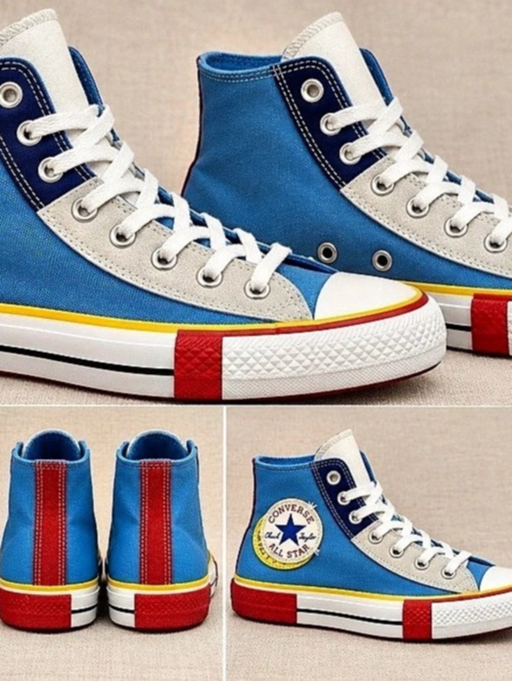 Converse Chuck Taylor All Star High 'Double Logo' Top Sneakers US Women’s Size 8